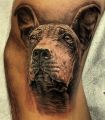 3d dog tattoo