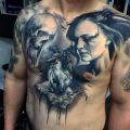 amazing tattoos on chest