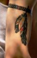 feather tattoo for women