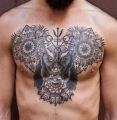 tattoo design on chest