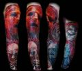 zombi demony tatuaże