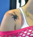 spider tattoo 3d