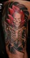 skeleton arm tattoo