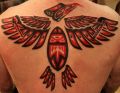 aztec bird tattoo