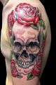tattoo skull and roses