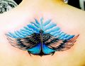 skrzydła i kotwica - wzór tatuażu na 