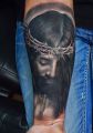 Jezus tatuaż na ręce