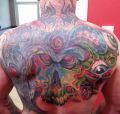 demony tatuaże na plecach