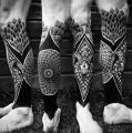 wzory geometryczne tatuaże