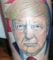 Trump tattoo