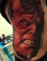 tattoo hellboy on ribs