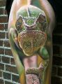 realistic lizard tattoo