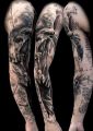 sleeve death tattoo