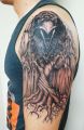 eagle tree tattoo