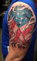USA Flag tattoo