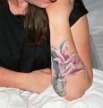 lily flower tattoo for girl