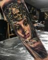 Tattoo Apocalypse sleeve death skull