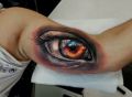 human eye tattoo for girl