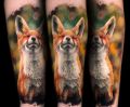 fox tattoo for men