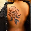 dreamcatcher tattoo for lady