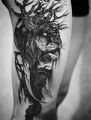 leon tree tattoo