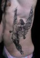 angel ribs tattoo
