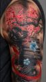 japanese tattoo sleeve samurai