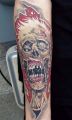 zombie horror tattoo