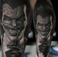 Joker batman tattoo