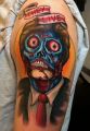 zombie arm tattoo