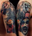 USA horror tattoo
