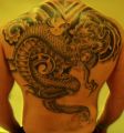 dragon tattoo back