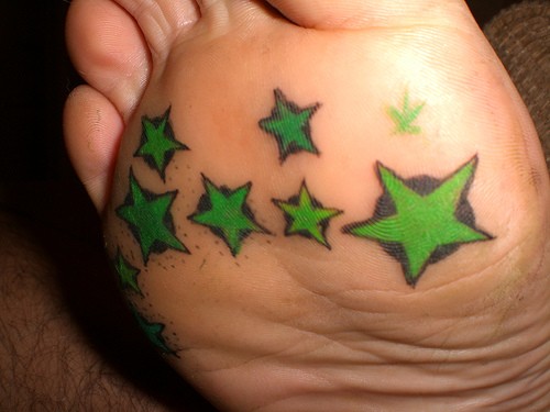 gwiazdy na nodze