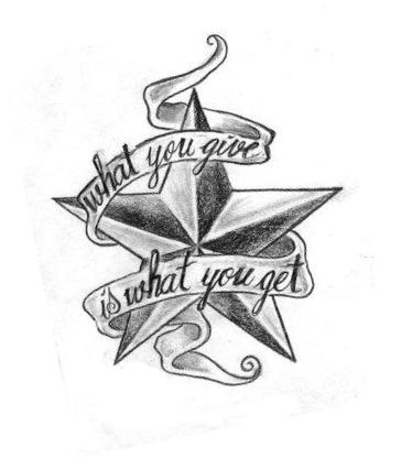 tatuaż kwiatek · tatuaże gwiazdy, wzory tatuazy 907 