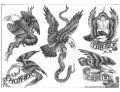 wzory tatuaży orły