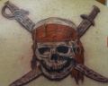 Pirates of the Caribbean skull tattoo