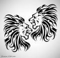 wzory tatuaży lwy