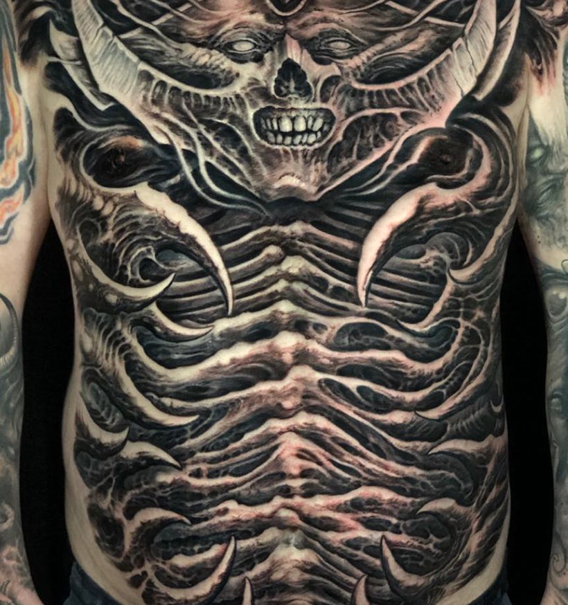 amazing and scary tattoo
