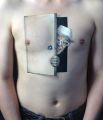 funny tattoos on chest