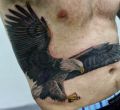 eagle tattoos on ribs