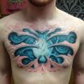 chest 3D amazing tattoos