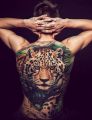 Amazing Tattoo Leopard