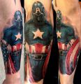 Captain America amazing tattoo