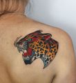 gepard head tattoo