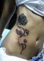 amazing tattoo rose for girl