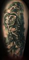 Samurai tattoo on arm